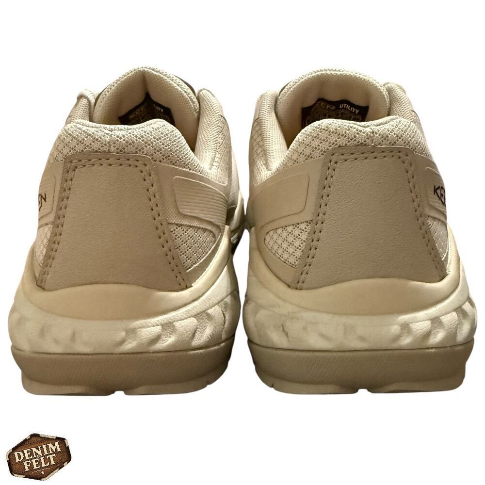 KEEN Utility Dillon Women’s Safety Toe Work Sneakers – Silver Birch – 8.5M NEW - Picture 10 of 15